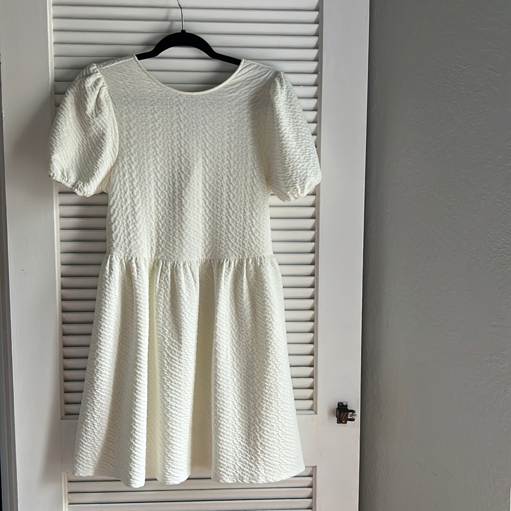 River island white mini dress
